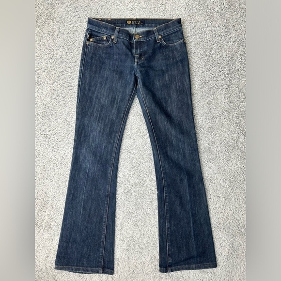 Rock and Republic Jeans Womens 26 Boot Cut Flare Dark Wash Rodeo Low Rise Style - Picture 1 of 7